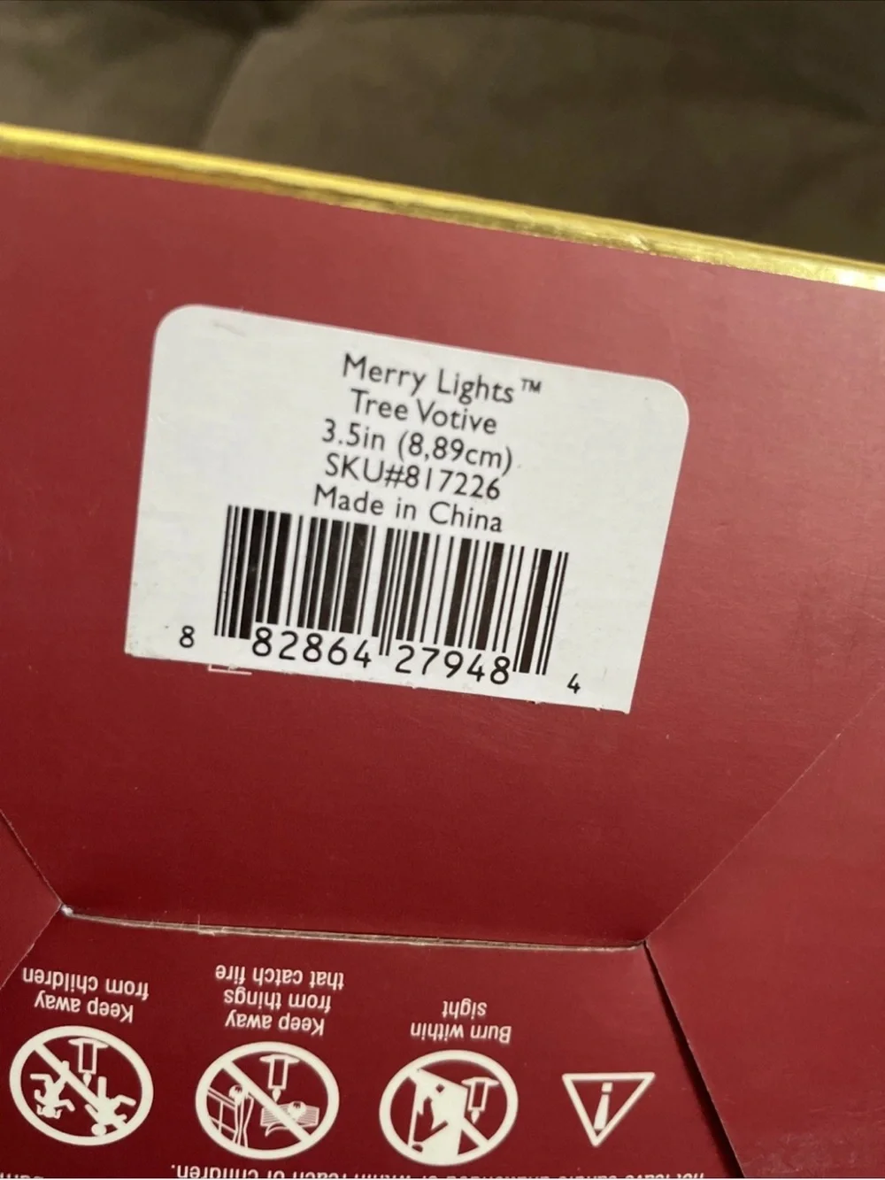 Lenox MERRY LIGHTS Tree Votive Candle Holder + Tea Light Candle Christmas - NOB!